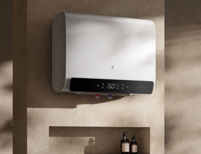 小米米家智能电热水器 2 双胆 60L 上架：3200W 双胆速热、700mm 易装短尺寸，1699 元