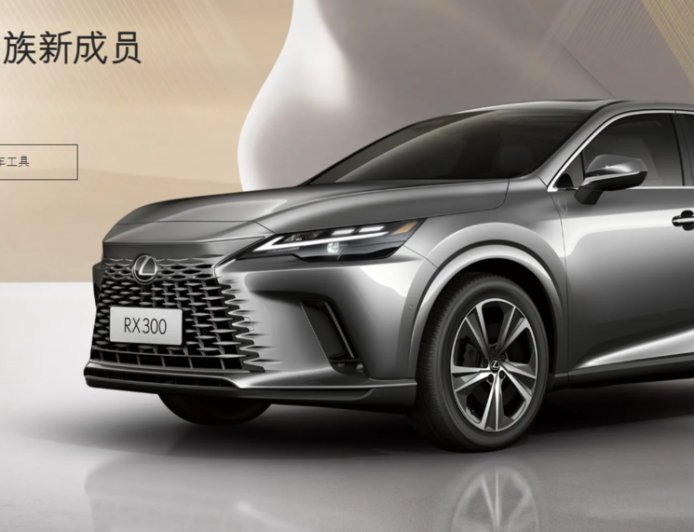 「LEXUS新RX休旅」大陸很有料！全新黑化特仕車亮相　折合新台幣170萬