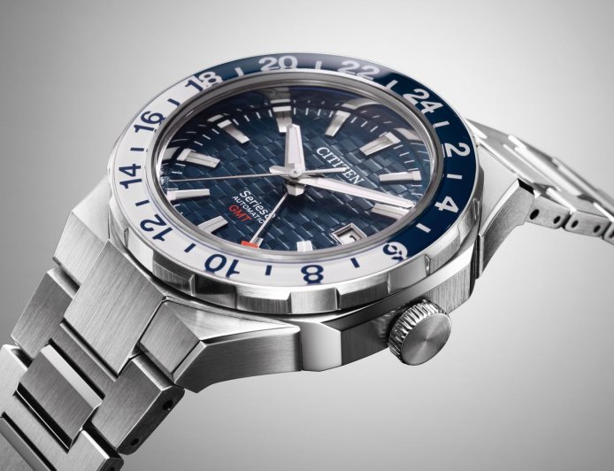 CITIZEN錶上秀東京天際線　日本傳統市松紋點綴