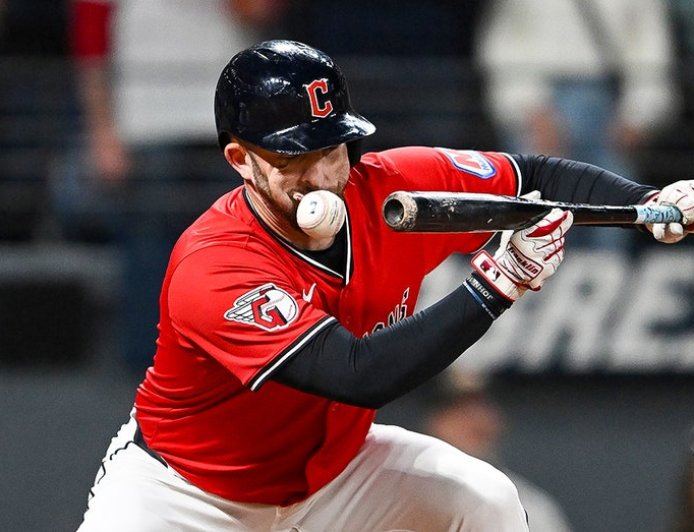 Guardians' David Fry hit in face by 99 mph fastball during bunt attempt, Tigers' Tarik Skubal left shocked