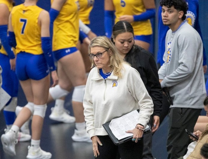 Ex-SJSU volleyball coach who spoke up about trans athlete issue files lawsuit for wrongful termination