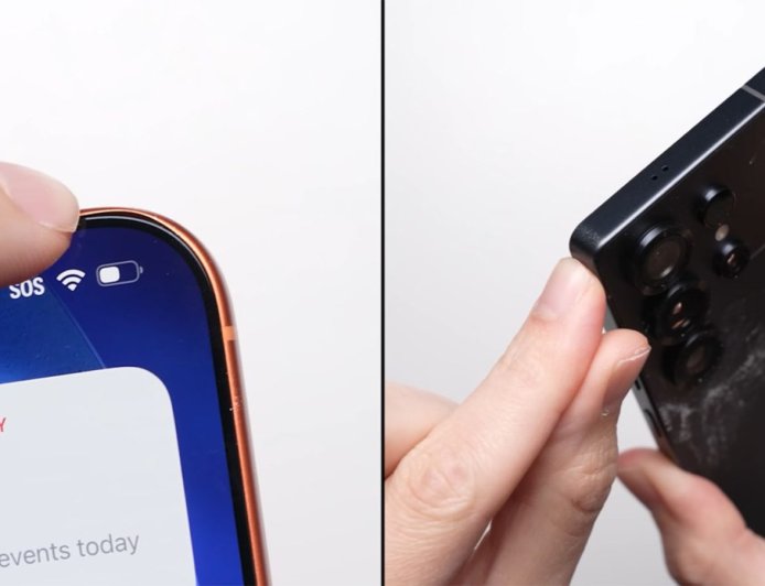 谁更耐摔?苹果 iPhone 17 Pro Max 和三星 Galaxy S25 Ultra 手机跌落测试