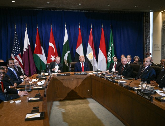 埃尔多安称特朗普与阿拉伯和穆斯林领导人就加沙问题举行的会议“富有成效”