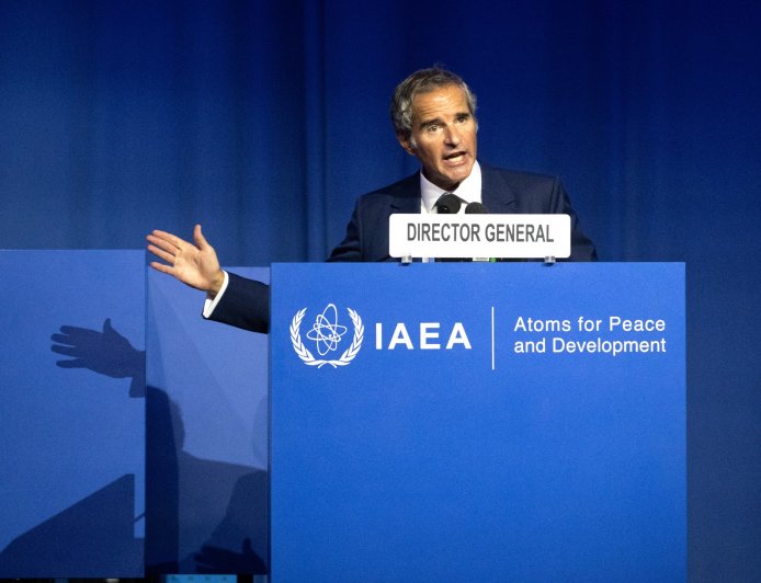 格罗西谈及伊朗核状况 马克龙今日会见佩泽希齐扬