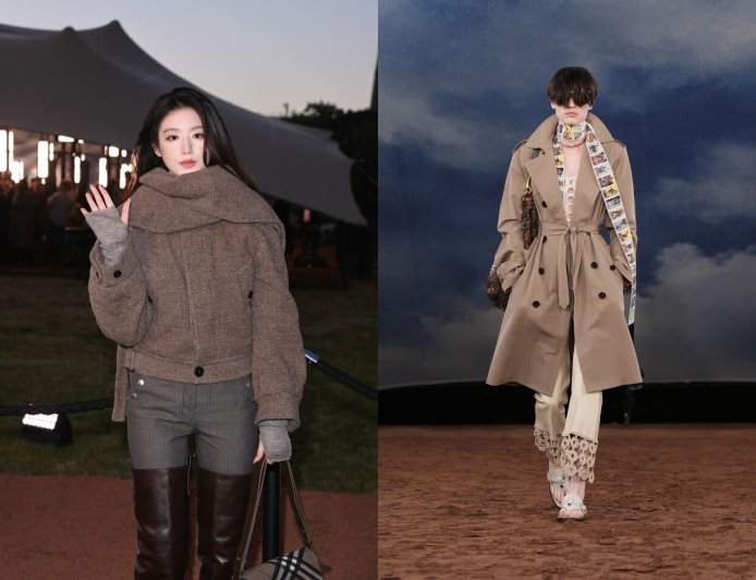 倫敦時裝周／舒華看Burberry秀畫面太美！流蘇風衣、格紋撞色重塑英倫經典