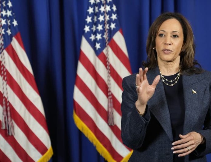 Harris resurrects campaign word salad when concerned pregnant mom asks about raising a son under Trump