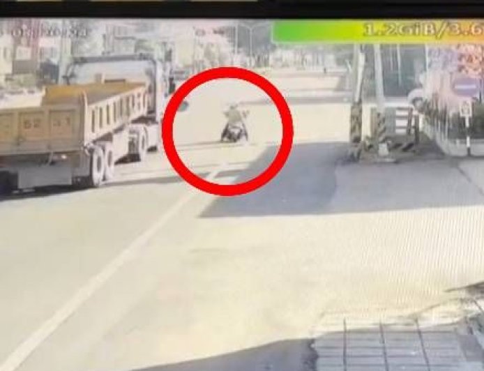 遭砂石車連人帶車輾過！彰化73歲阿伯當場死亡　驚險撞瞬曝光