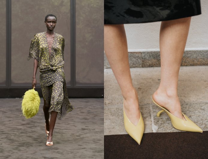 米蘭時裝周／拿Ferragamo羽毛包、踩S鞋跟走路超美　低腰豹紋回到20年代