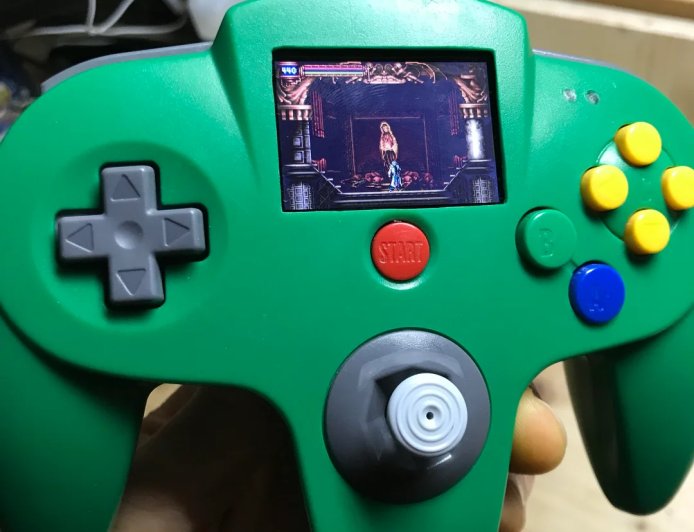 玩家爆改任天堂 64 手柄,将其打造成 Game Boy Micro 掌机