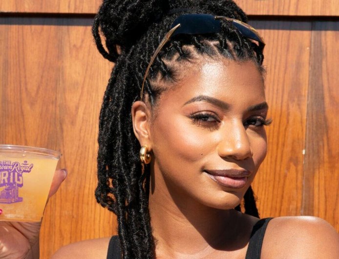 Passenger Princess Taylor Rooks Keeps NFL Fans Hyped With Crown Royal Rig