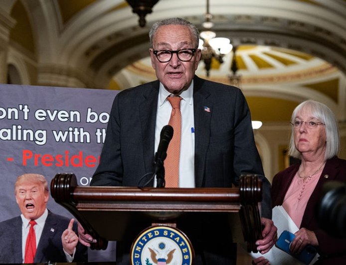 Government shutdown risk grows after Dems block Trump-backed extension for a 2nd time