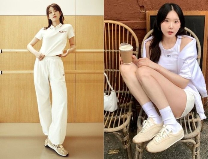 2025奶茶色球鞋推薦！8雙百搭質感款一次看　IU、Jisoo同款先鎖定