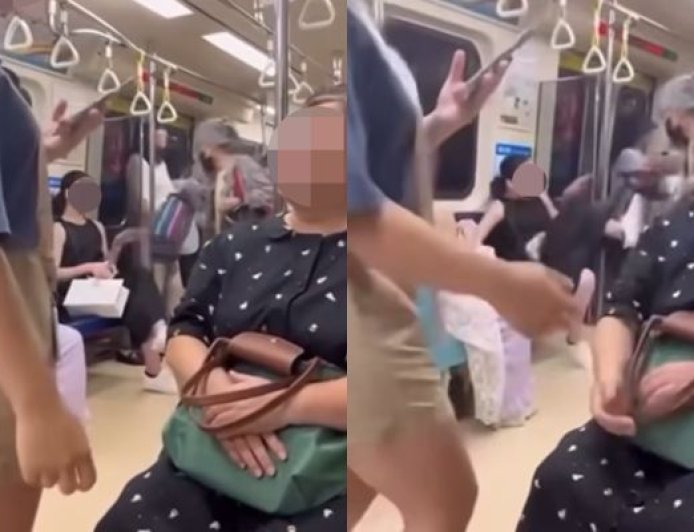 北捷被踹婦新視角影片曝光! 她先撞2次才遭踹飛