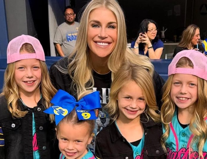 Kelly Stafford Feels Judged When She Drinks While Traveling With 4 Daughters
