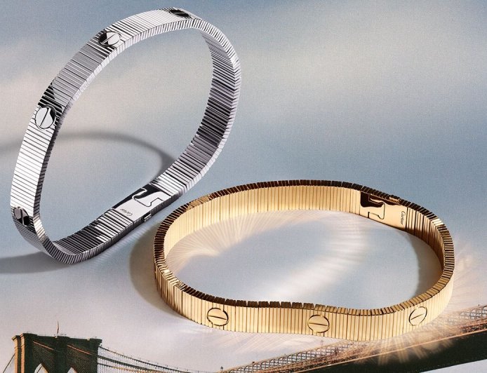 亮珠寶/卡地亞LOVE手環變柔軟了 愛的紐帶隨心串連更時髦