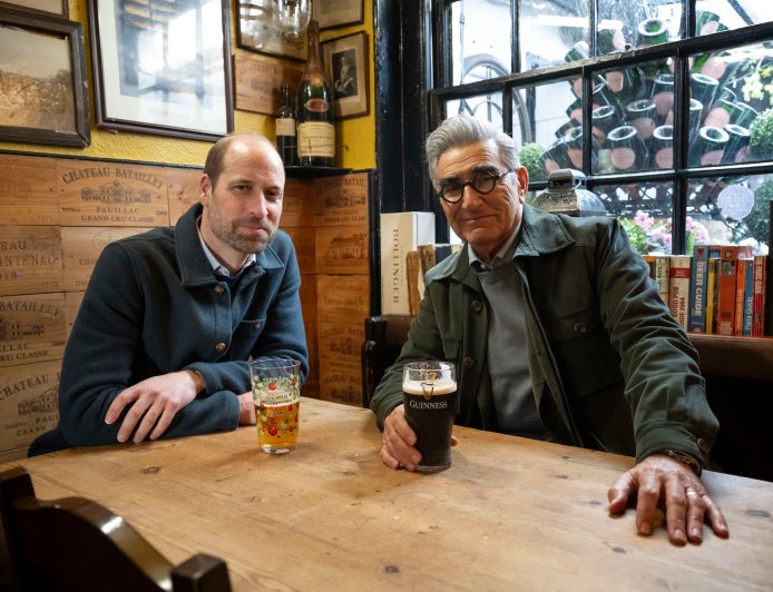 Was Eugene Levy Allowed to Ask Prince William About Harry on His TV Show?