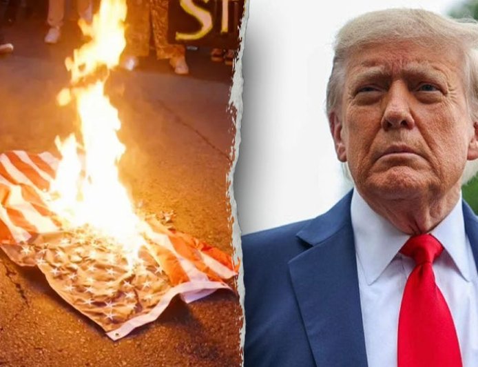 Trump says American flag burners will be ‘immediately arrested’ under executive order