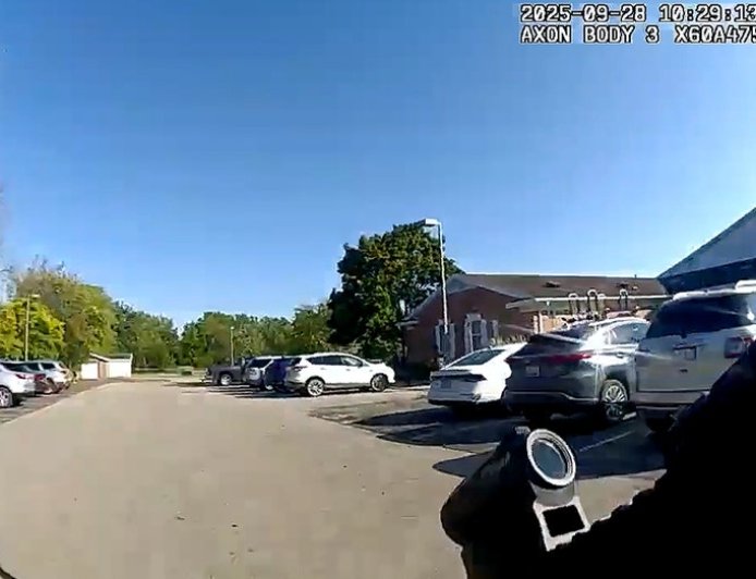 Michigan church shooting bodycam video shows police confront gunman