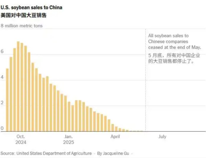 对华大豆出口清零,美国豆农成了MAGA的垫脚石?
