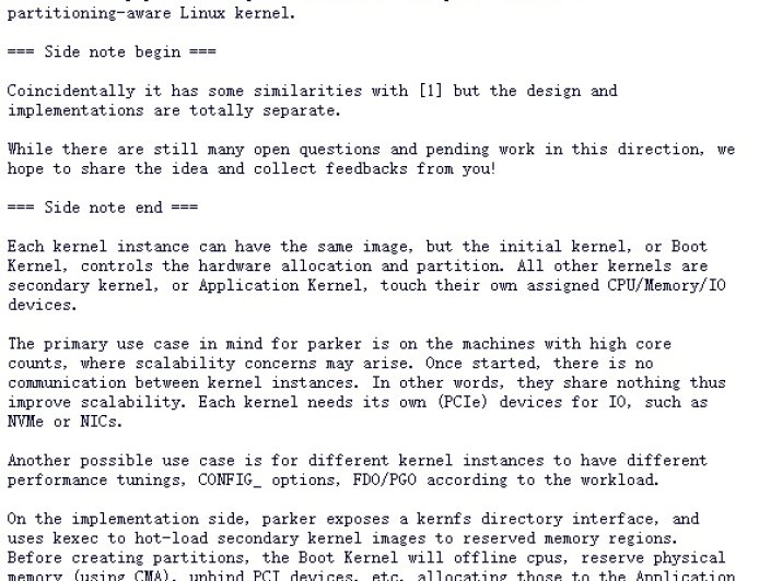 字节跳动工程师提出 Linux 多内核方案 Parker,实现无虚拟化多系统并行