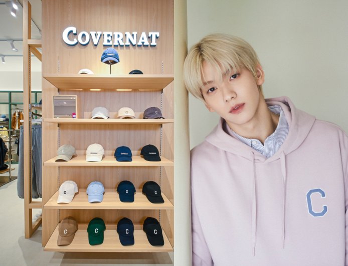 和TXT秀彬穿情侶裝！韓牌COVERNAT太好逛　台灣限定珍奶、鳳梨T恤必收