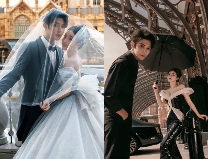 短劇CP朱一未、白昕怡婚紗照曝光!「分不清是劇還是真的」婚禮開直播