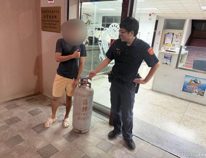 台東海邊咖啡店瓦斯桶被偷 警鷹眼建功!1小時就逮「護腰賊」