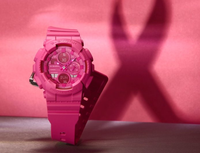G-SHOCK響應乳癌防治　粉紅絲帶色調錶款獻愛