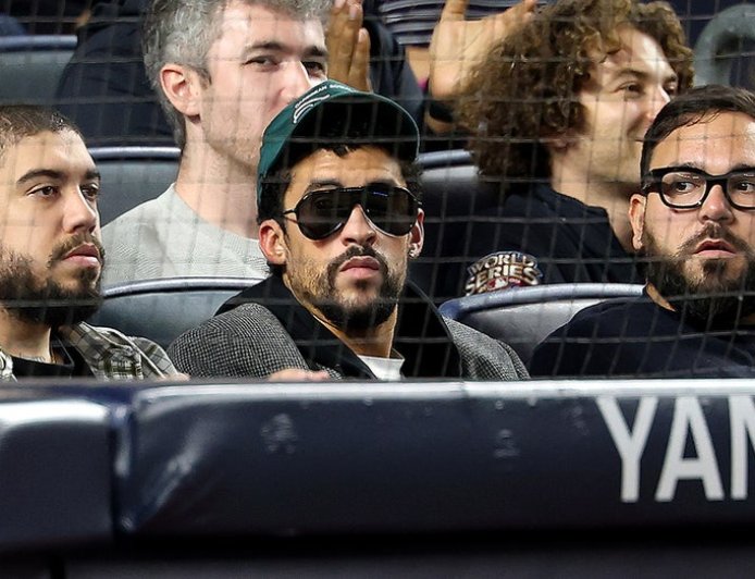 Bad Bunny appears to sit during 'God Bless America' at Yankee Stadium: report