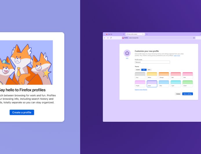 划分工作 / 娱乐数字身份:火狐 Firefox 144 浏览器将引入多账号管理功能