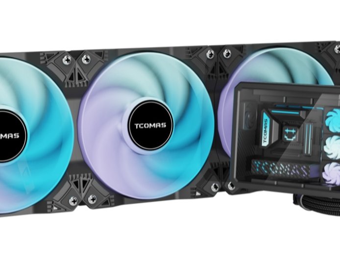 钛钽 TCOMAS“嵌套海景房”微景观 AIO 水冷 LA300 上架,499 元