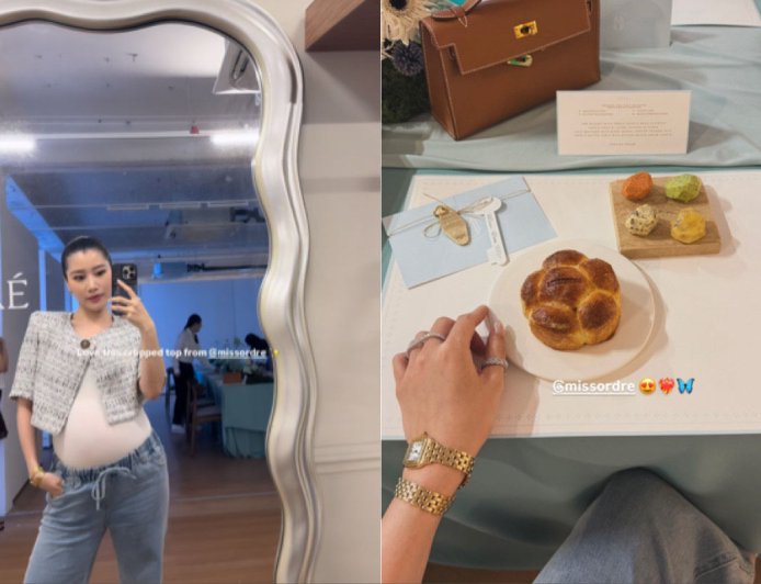 大馬最美千金懷三胎照樣美 敷面膜洩愛馬仕牆