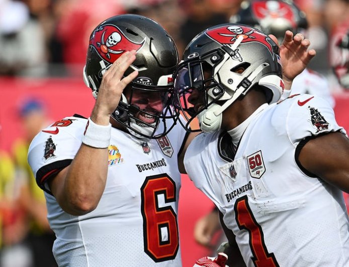 NFL Week 6 scores: Baker Mayfield delivers victory for Bucs, Jaxson Dart gets Giants in win column