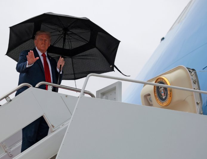 Trump starts week in Middle East, overseeing historic peace agreement