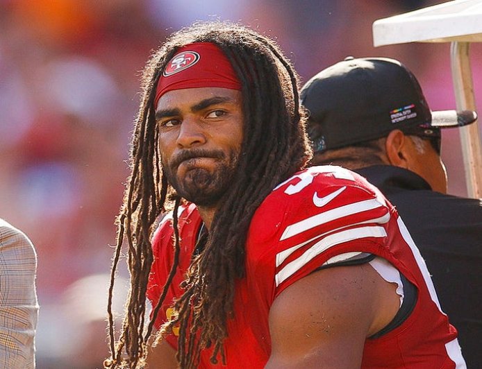 49ers star linebacker Fred Warner carted off field with gruesome ankle injury against Buccaneers