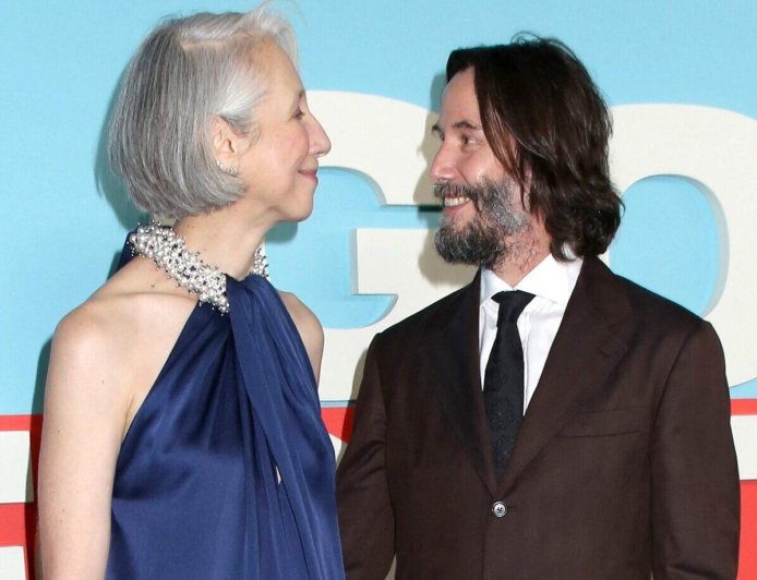 Keanu Reeves Locks Lips With Longtime Girlfriend Alexandra Grant As He Addresses 'Fake' Marriage News