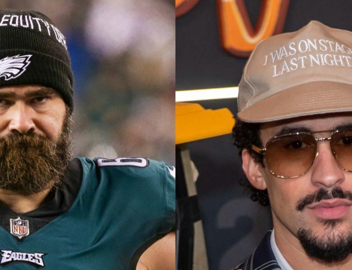 Jason Kelce Addresses 'Fake' Comments About Bad Bunny Being 'A Bad Fit For Super Bowl'