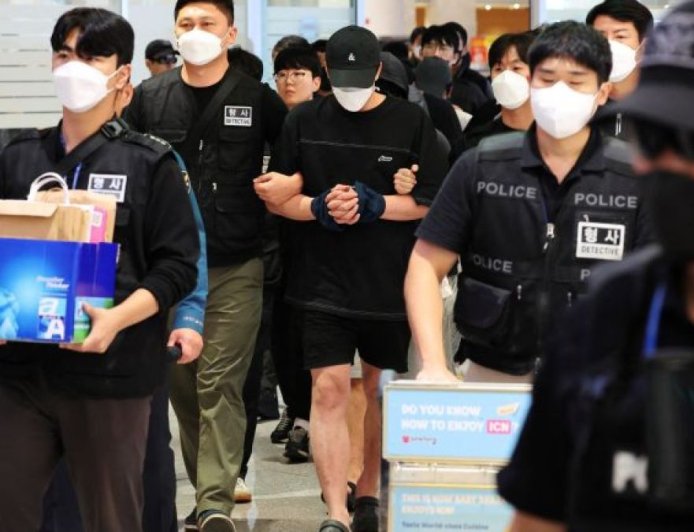 韩国公民从柬埔寨诈骗中心获释后被捕回国