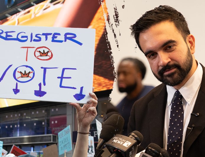 NYC voters at ‘No Kings’ rally say Zohran Mamdani 'represents everything' Trump is not