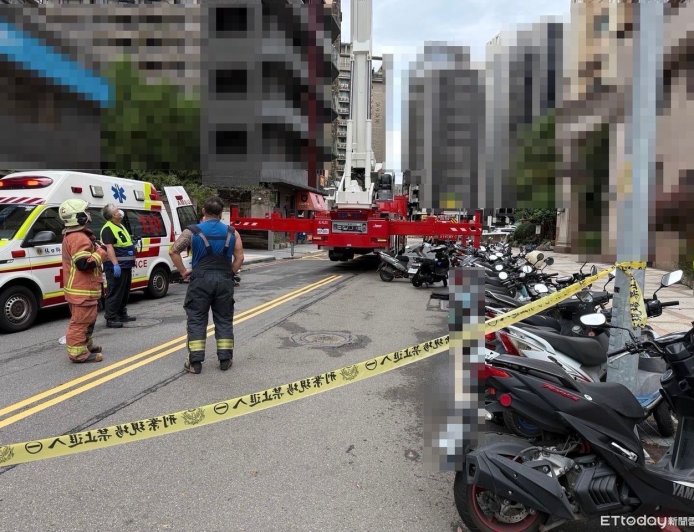 快訊/新北女13樓墜2樓露台死亡!住戶驚嚇報警