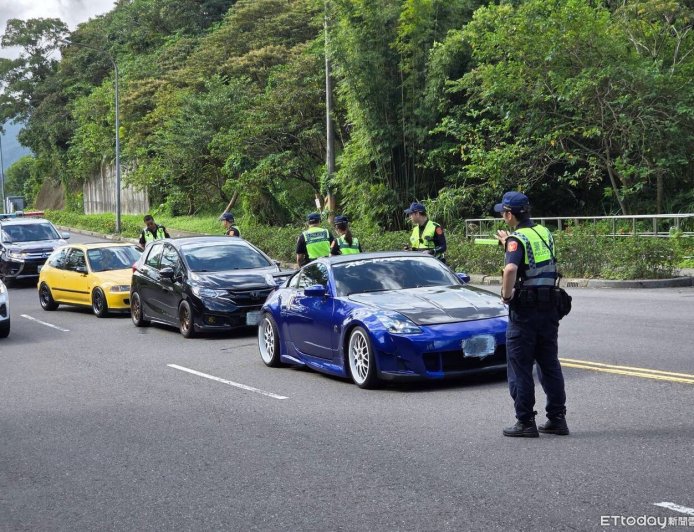 上千車迷、600車齊聚基隆轉運站！瑞芳警攔查136輛全程零事故
