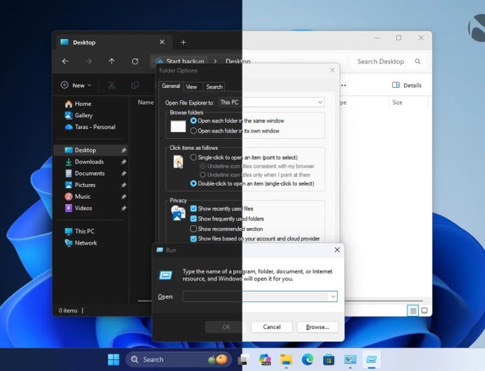 微软继续完善 Win11 暗黑模式：经典界面获适配