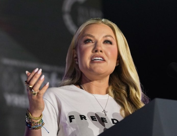 Erika Kirk delivers raw, faith-filled tribute to late husband at Ole Miss: ‘I slept on his side of the bed’