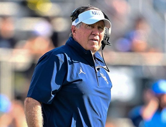 Bill Belichick defends struggling UNC football program using iconic Trump line