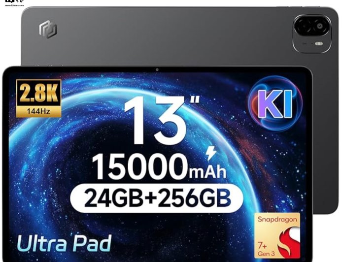 酷比魔方 Ultra Pad 平板海外发布：13 英寸 2.8K LCD、骁龙 7+ Gen 3、内置 15000 毫安时电池