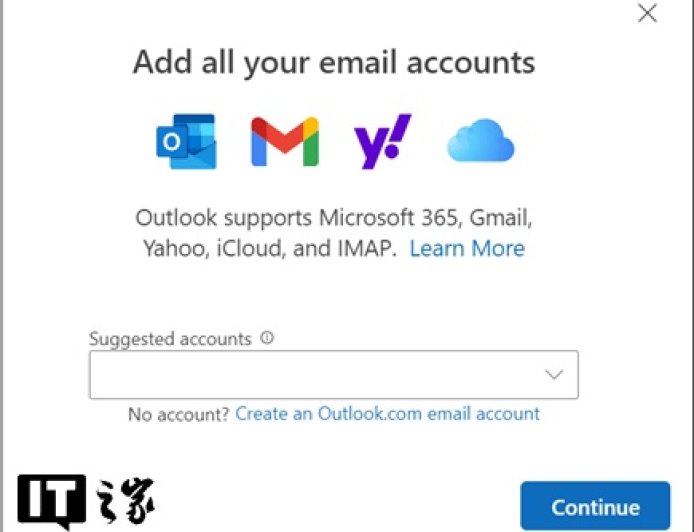 微软新版 Outlook 上新 iCloud 邮箱无缝登录，Windows、Android 等非苹果设备均可使用