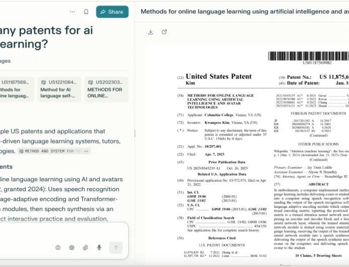 自然语言简化查找专利流程，Perplexity 推出新版 AI 检索工具