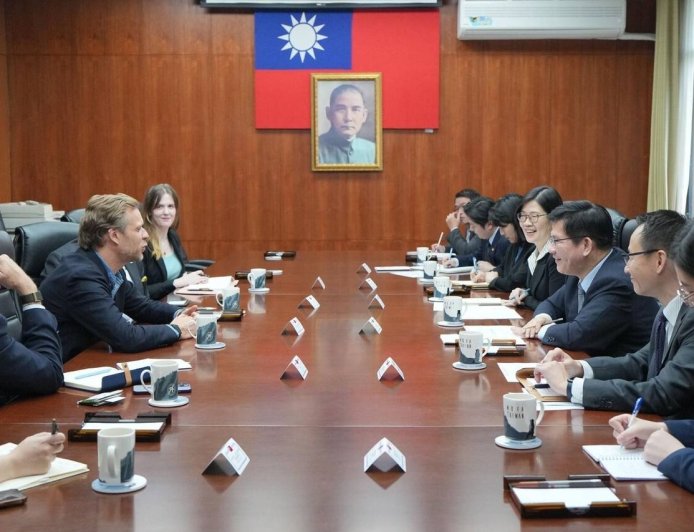 林佳龍會晤「跨大西洋高階訪問團」 強調台歐安全密不可分