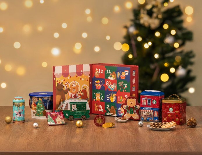 星巴克耶誕限定太妃核果回歸 首賣「倒數月曆」4百元有找