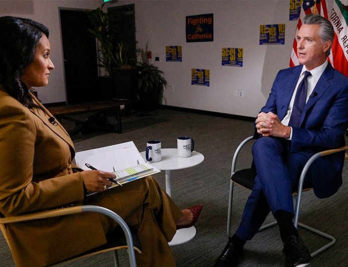 Newsom says he saw nothing to suggest Biden couldn't serve through 2029 in NBC interview